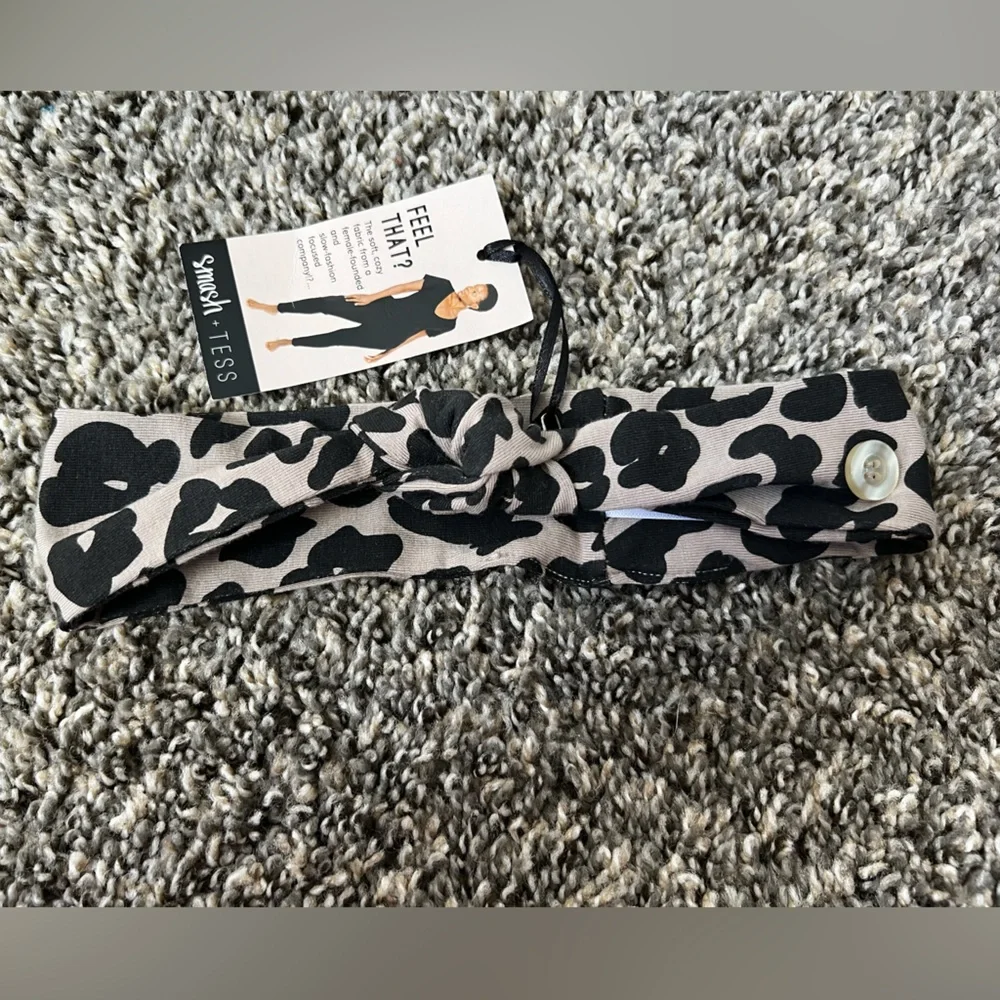 Smash‎ + Tess x Loren Brovarnik NWT Soft Leopard Knot Headband